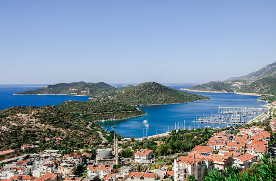 kalkan kaş deniz ve manzara